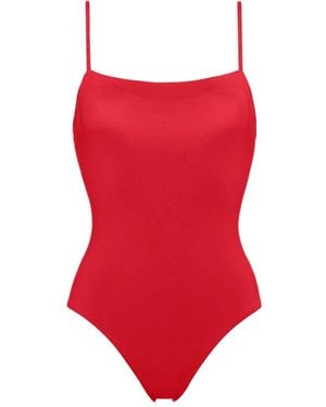 Eres Aquarelle Square-Neck Swimsuit - Red