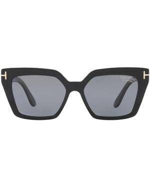 Tom Ford Oversize-Frame Sunglasses - Grey
