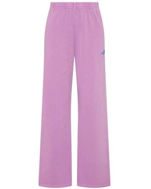 The Upside Soul Cal Wide-Leg Track Trousers - Purple