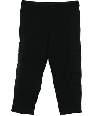 Yohji Yamamoto Broek Met Cargo Zak - Zwart