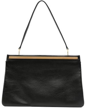 The Row Bolso De Hombro Elise Pequeño De Piel - Negro