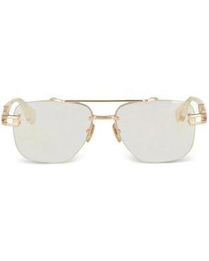 Dita Eyewear Brille mit goldfarbenen Gläsern - Mettallic