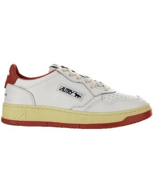 Autry Leather Trainers - White