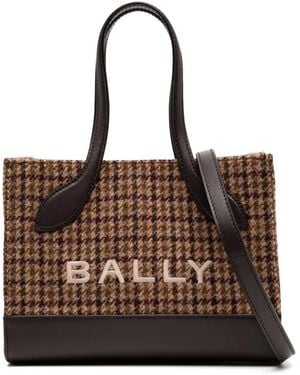 Bally Mini Bar Tote Bag - Brown