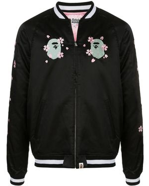 A Bathing Ape Sakura Souvenir Jacket - Black