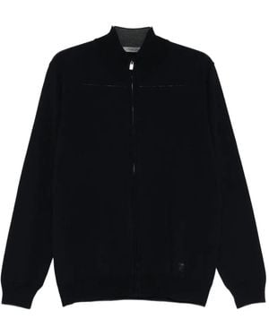 Corneliani Cardigan mit Reißverschluss - Blau