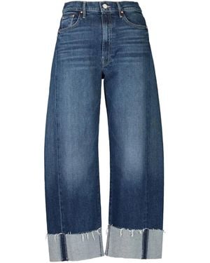 Mother The Half-Pipe Cuffed Jeans - Blue