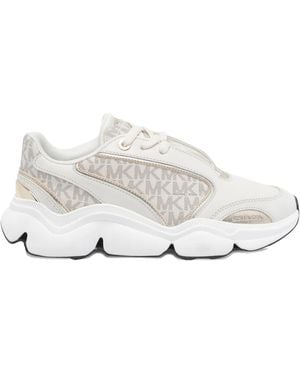 MICHAEL Michael Kors Rennty Logo-Panels Chunky Sneakers - White