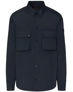 Peuterey Patch-Pocket Overshirt - Blue