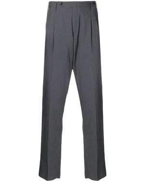PT Torino Checked Trousers - Grey