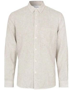 Samsøe & Samsøe Saliam Fp Stripe-Print Shirt - White