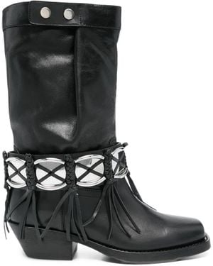 Isabel Marant Ademe Leather Boots - Black