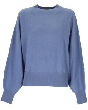 EMMA & GAIA Ribbed Jumper - Blue