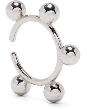 Jil Sander Sphere-Embellished Ear Cuff - White