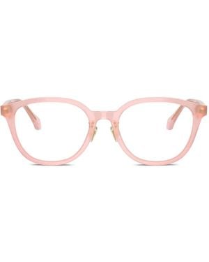 Versace Brille Mit Rundem Gestell - Pink