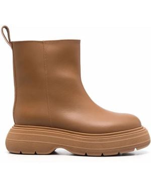 Gia Borghini X Pernille Marte Boots - Brown