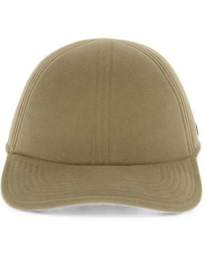 ZEGNA Baseballkappe Mit Logo-Schild - Grün
