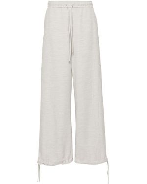 Gestuz Belisgz Wide-Leg Track Trousers - White