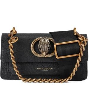 Kurt Geiger Crystal Eagle Chelsea Clutch Bag - Black