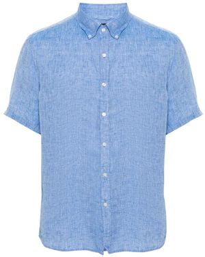 Michael Kors Camicia A Maniche Corte - Blu