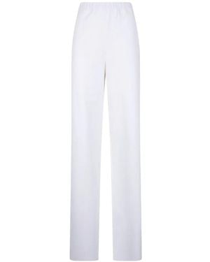 Pierantoniogaspari Elasticated Pants - White