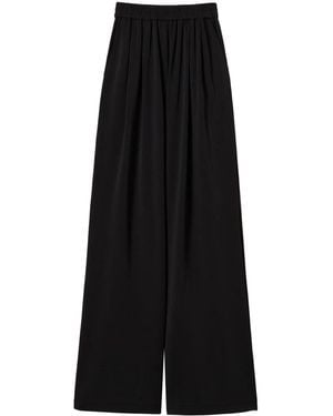Twinset Jersey Palazzo Trousers - Black