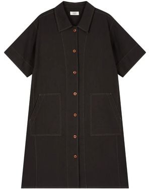 Studio Tomboy X Short-Sleeve Shirt Mini Dress - Black