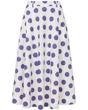 【関税&送料込】Moschino Ballpoint Pen Polka Dots Pleated Sk Moschino Moschino 