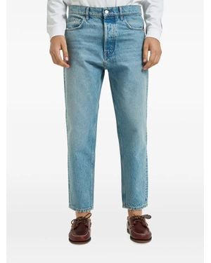 AMISH Jeremiah Distressed-Finish Jeans - Blue