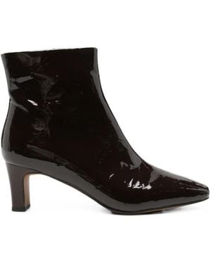 Linda Baumann Block-Heel Ankle Boots - Black