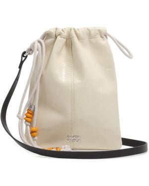 Bimba Y Lola Schultertasche Mit Kordelzug - Natur