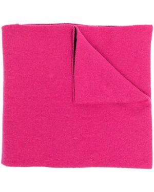 Alberta Ferretti Slogan-Print Scarf - Pink