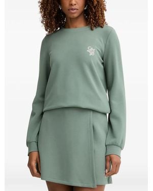 Liu Jo Logo-Embellished Sweatshirt - Green