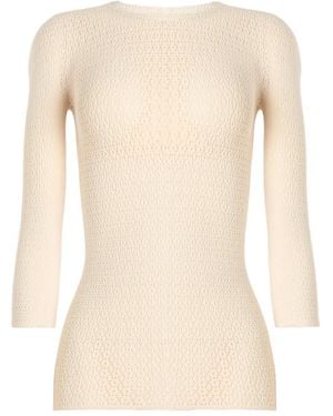 Wolford Daisy Net Top - Natural