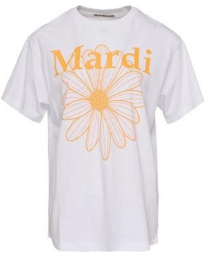 MARDI MERCREDI Flower-Print T-Shirt - White