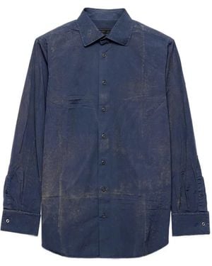 Prada Chemise À Manches Longues - Blue