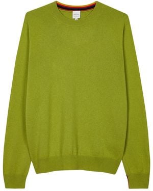 Paul Smith Kasjmier Trui Met Ronde Hals - Groen
