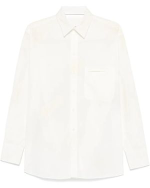 MM6 by Maison Martin Margiela カットアウトカラーシャツ - ホワイト
