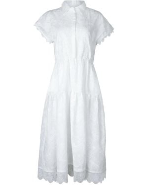 Waimari Grace Midi Dress - White