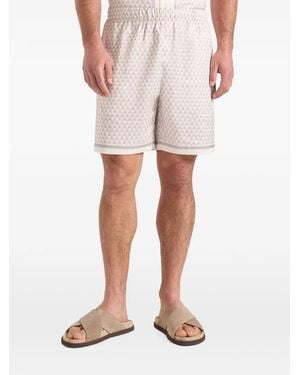 Manière De Voir Jordan Eiffel Monogram Shorts - Pink