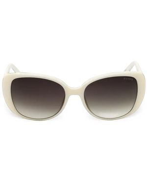 GUESS EYEWEAR Logo-Detail Sunglasses - White