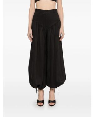 Nissa Balloon Fit Trousers - Black