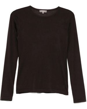 N.Peal Cashmere Top Eden - Negro