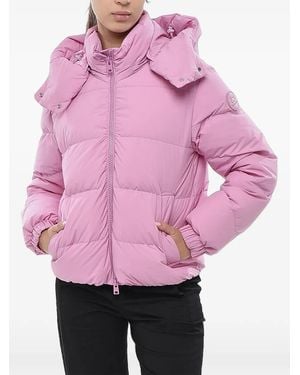 Woolrich Quilted Hooded Jacket - Pink