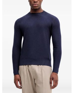 Sisley Crew-Neck Jumper - Blue