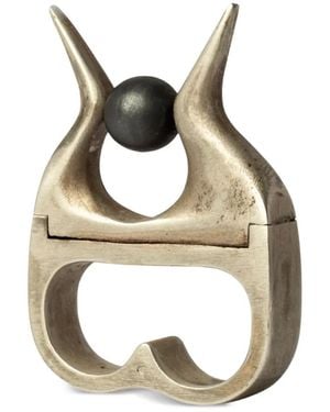 Parts Of 4 Plate Double Hathor Expansion Ring - Metallic