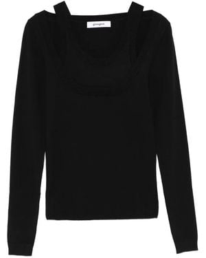 GIMAGUAS Étoile Double-Layer Jumper - Black