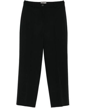 Via Masini 80 Pantalon Évasé À Boutonnière - Noir