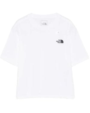 The North Face Evo Sd Logo-Embro T-Shirt - White