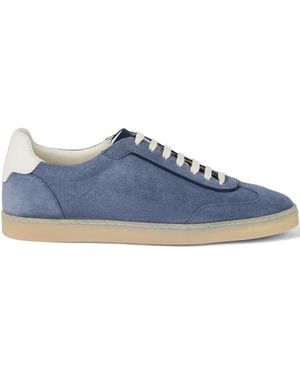 Brunello Cucinelli Suède Sneakers - Blauw